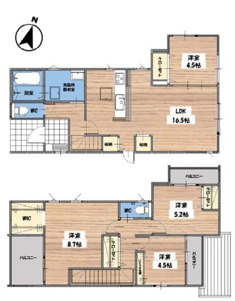 糟屋郡篠栗町中央6丁目2期　1号棟