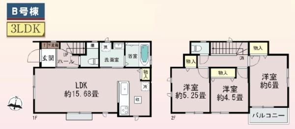 東区青葉6丁目888番　B号棟