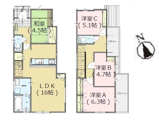 南区長住1丁目2期　4号棟