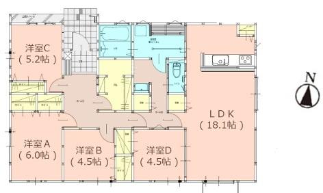 太宰府市青山1丁目2期　1号棟