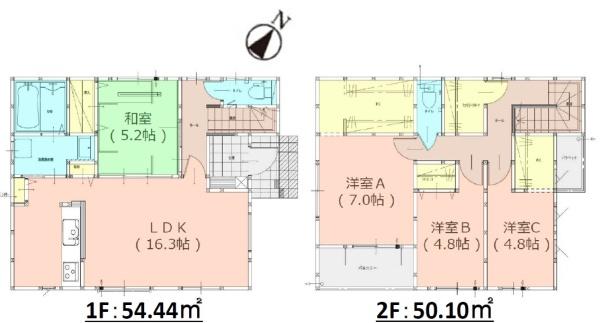 大野城市山田2丁目1期　1号棟