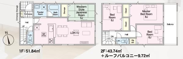 久留米市東合川新町第2　1号棟