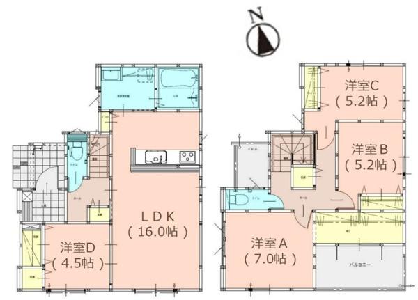 大野城市牛頸2丁目2期　1号棟