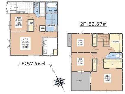 糟屋郡粕屋町花ヶ浦2丁目4期2号棟