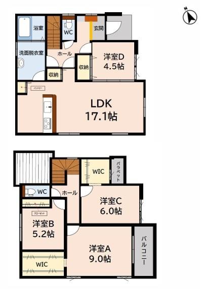 久留米市高良内町6期　1号棟