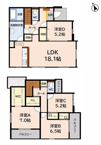 久留米市高良内町6期　2号棟