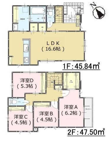春日市昂町4丁目1期　2号棟