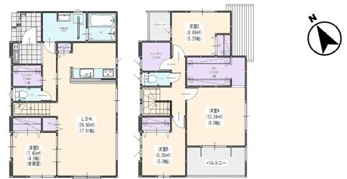 筑紫野市俗明院2丁目1期　2号棟