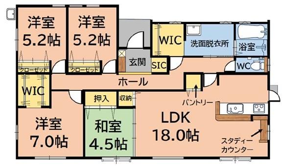 太宰府市観音寺6丁目1期　1号棟