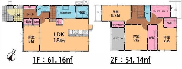 大野城市旭ヶ丘南2丁目2期　1号棟