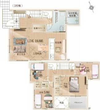 古賀市千鳥2期　3号棟