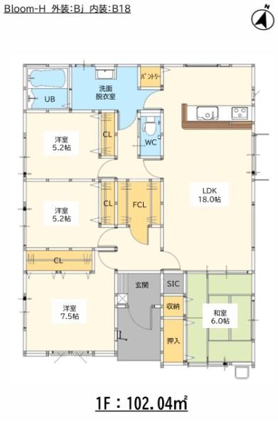 佐賀市大和町大字尼寺6期　3号棟
