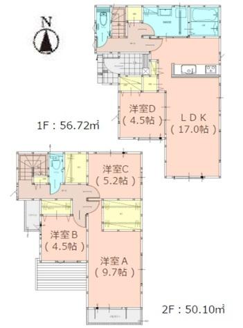糸島市前原駅南1丁目3期　1号棟
