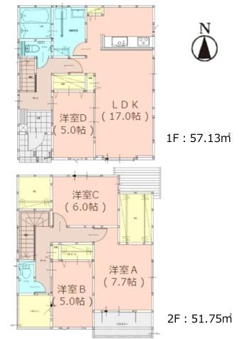 糸島市前原駅南1丁目3期　3号棟