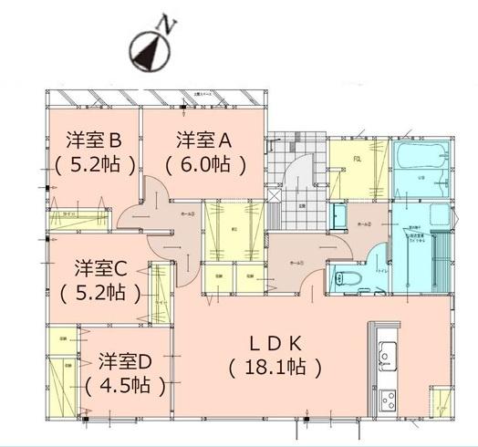 糸島市篠原西3丁目1期　1号棟