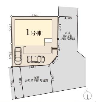 大野城市中3丁目　1号棟