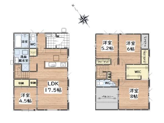 筑紫野市美しが丘北3丁目1期　2号棟