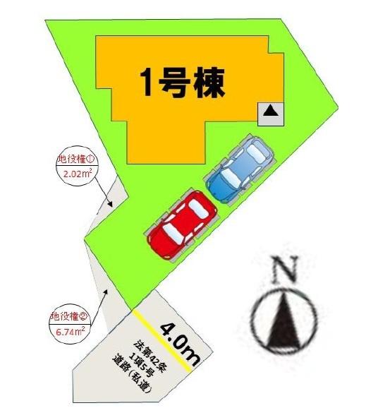 東区多々良2丁目5期 1号棟(区画図)