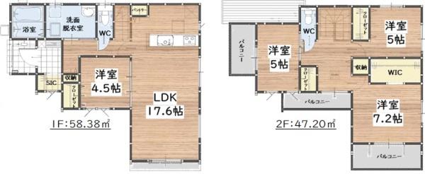 太宰府市青葉台3丁目2期　1号棟