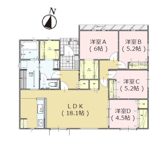 那珂川市東隈1丁目1期　1号棟