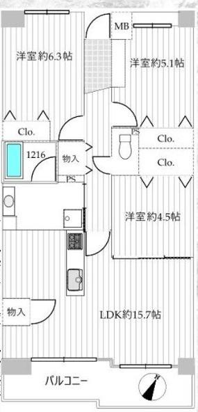 カネボウ西宮名塩グリーンマンション