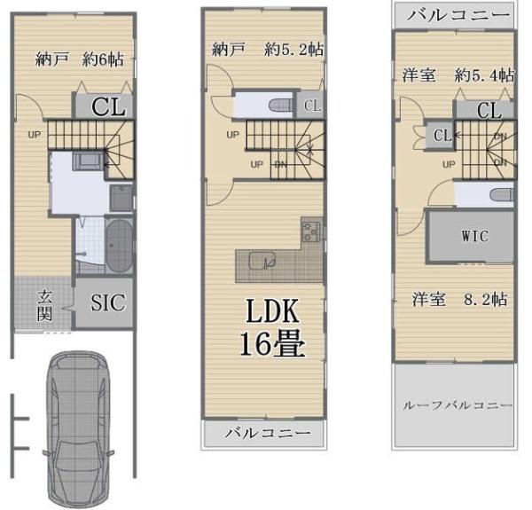 西宮市小松南町１丁目の新築一戸建