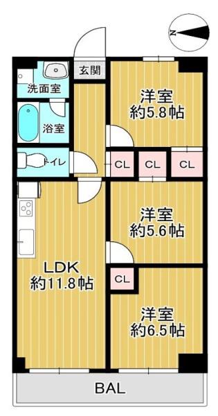 日商岩井香枦園マンション２号棟