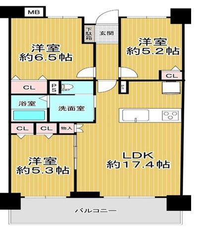 レインボータウン武庫川樹のまち第１・１６号棟