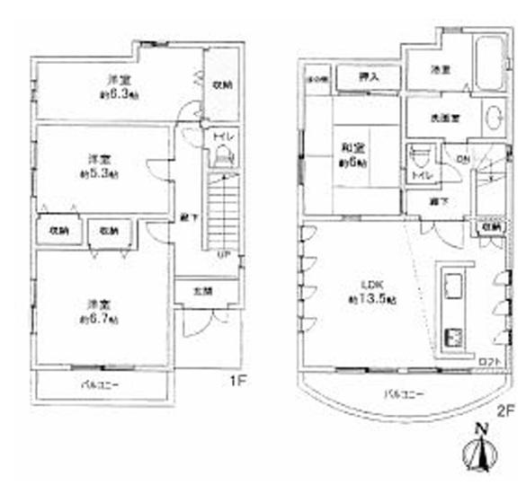 西宮市霞町の中古一戸建