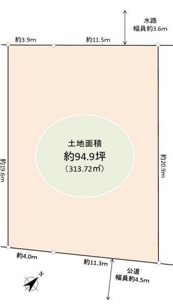 西宮市上甲子園１丁目の土地