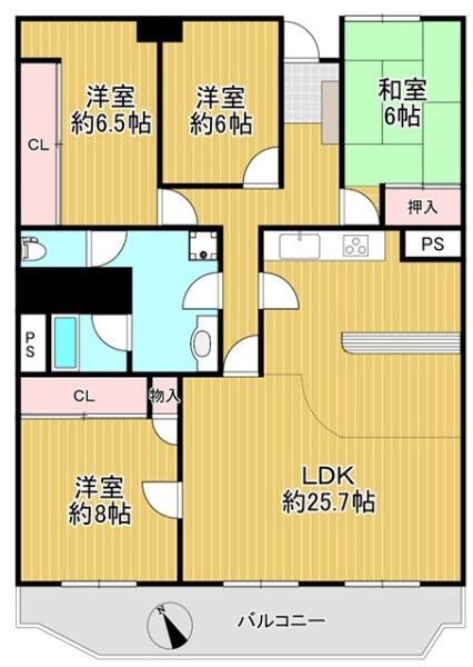 夙川台サンハイツＤ棟