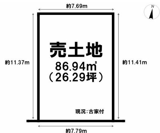 西宮市中浜町の売土地