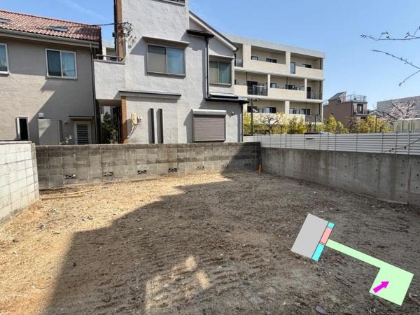 西宮市上甲子園４丁目の土地