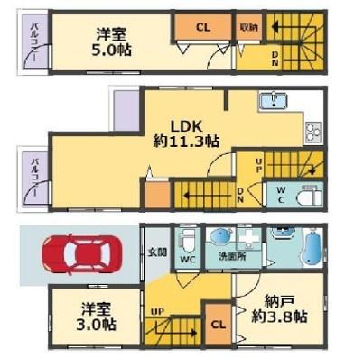 西宮市小曽根町３丁目の新築一戸建