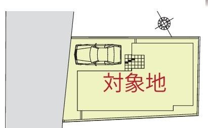 西宮市上大市5丁目の新築一戸建(区画図)