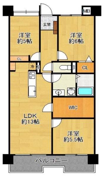 武庫川樹のまち第１・１６号棟