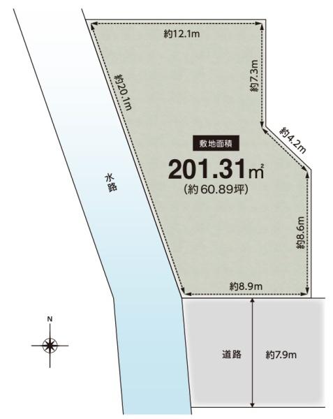 西宮市中島町の売土地