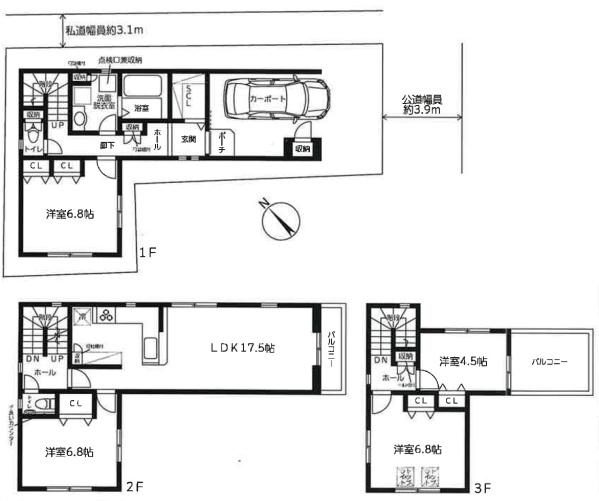 西宮市今津久寿川町の新築一戸建