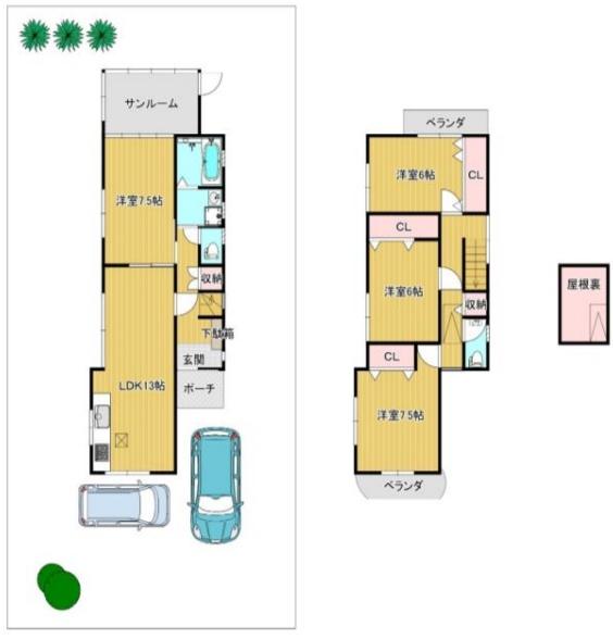 西宮市角石町の中古一戸建