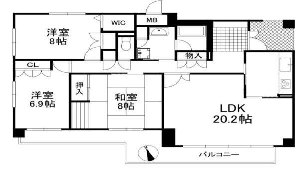 西宮名塩パークハウス34号棟