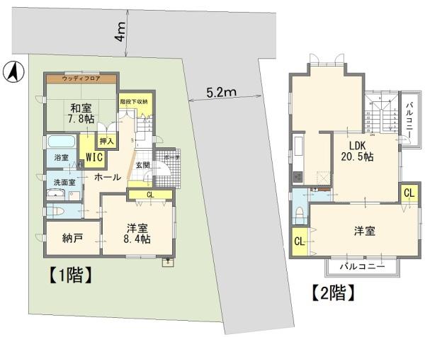 宇都宮市戸祭４丁目の中古一戸建
