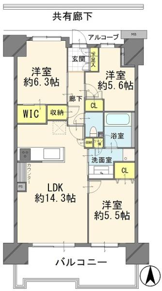 プラウド高崎あら町