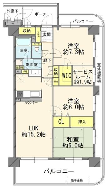 ルイシャトレ川口青木リバーパーク(間取り)