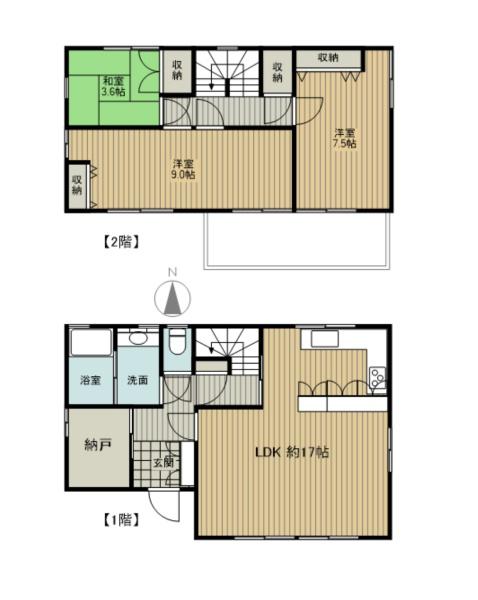 宇都宮市砥上町の中古一戸建て
