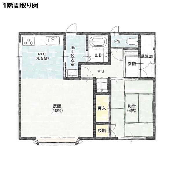 【大楽毛西2丁目　4LDK中古住宅】