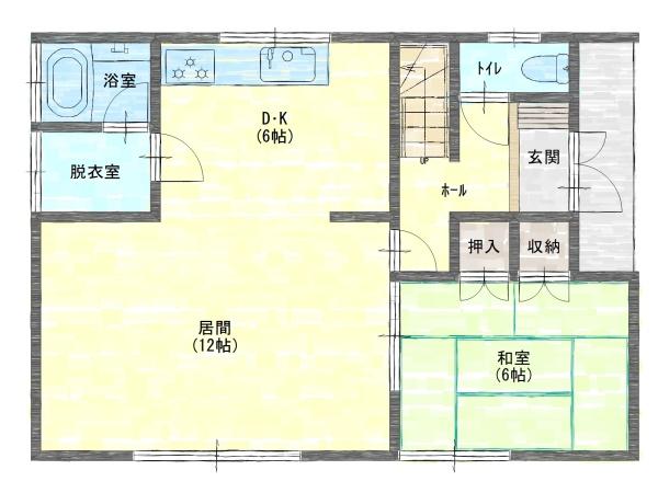 釧路市大楽毛西1丁目　中古住宅
