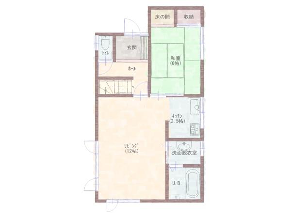 釧路町北見団地7　中古住宅