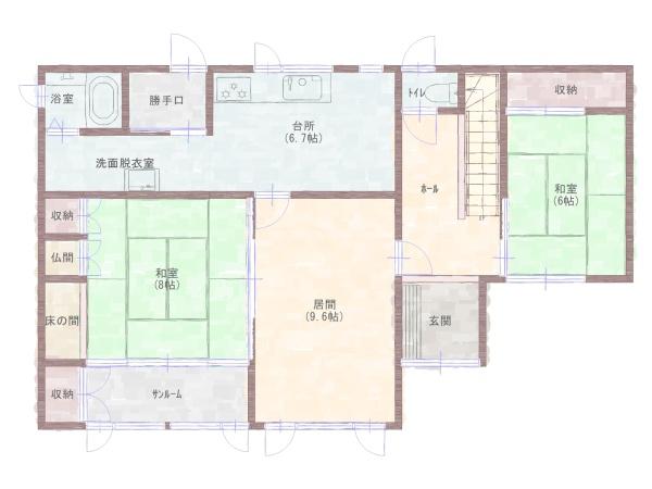 釧路市春採7　中古住宅