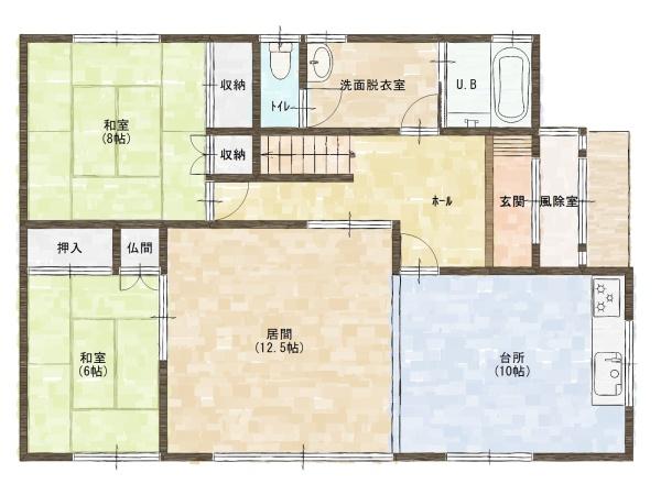 根室市明治町3　中古住宅
