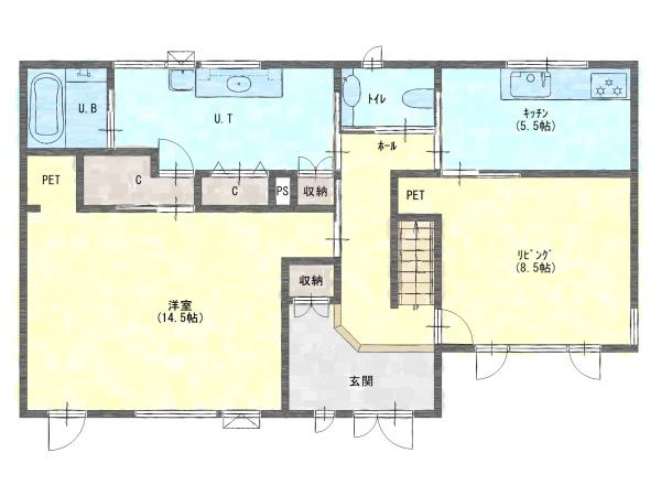 釧路市昭和中央6丁目　2LDK中古住宅